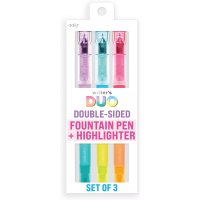 Ooly Writers Duo 3 Textmarker und Füllfederhalter