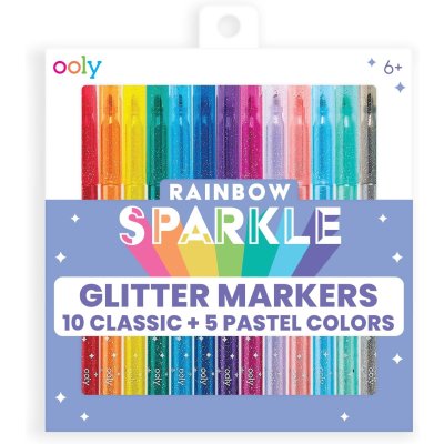 Ooly Rainbow 12 Glitzermarker