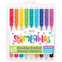 Ooly Stampables 18 Doppelseitige Stempel- und Pinselmarker