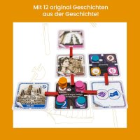 Folgt dem roten Faden, Das Brettspiel zum Erfolgspodcast Geschichten aus der Geschichte, 2-4 Spieler, Ab 10 Jahren, Strategisches Gesellschaftsspiel