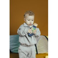 Petit Boum Sensorikflasche Spirale blau