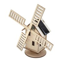Solar-Holzwindmühle